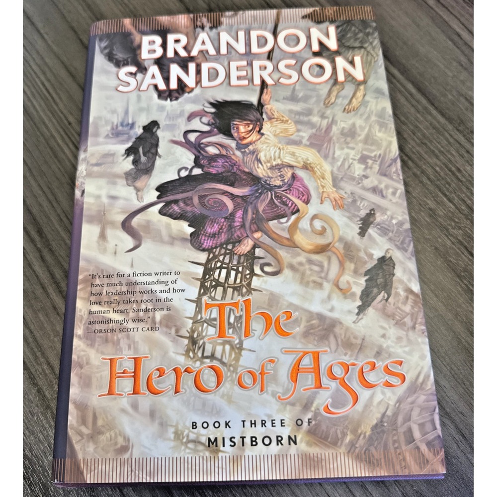 The Hero of Ages (Mistborn #3) by Brandon Sanderson (2008 1st/14th  HC DJ)